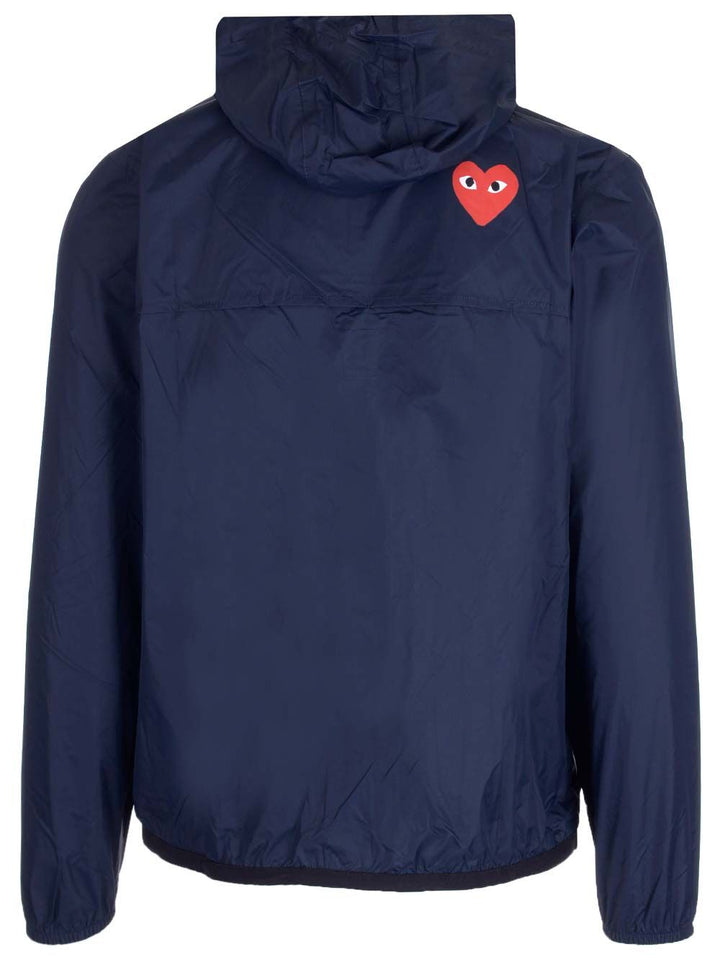 Comme Des Garcons Play Le Vrai Jackets - Blue | 8caf40c25e85e27d01e3b8dd21bd8cbb0e77e161
