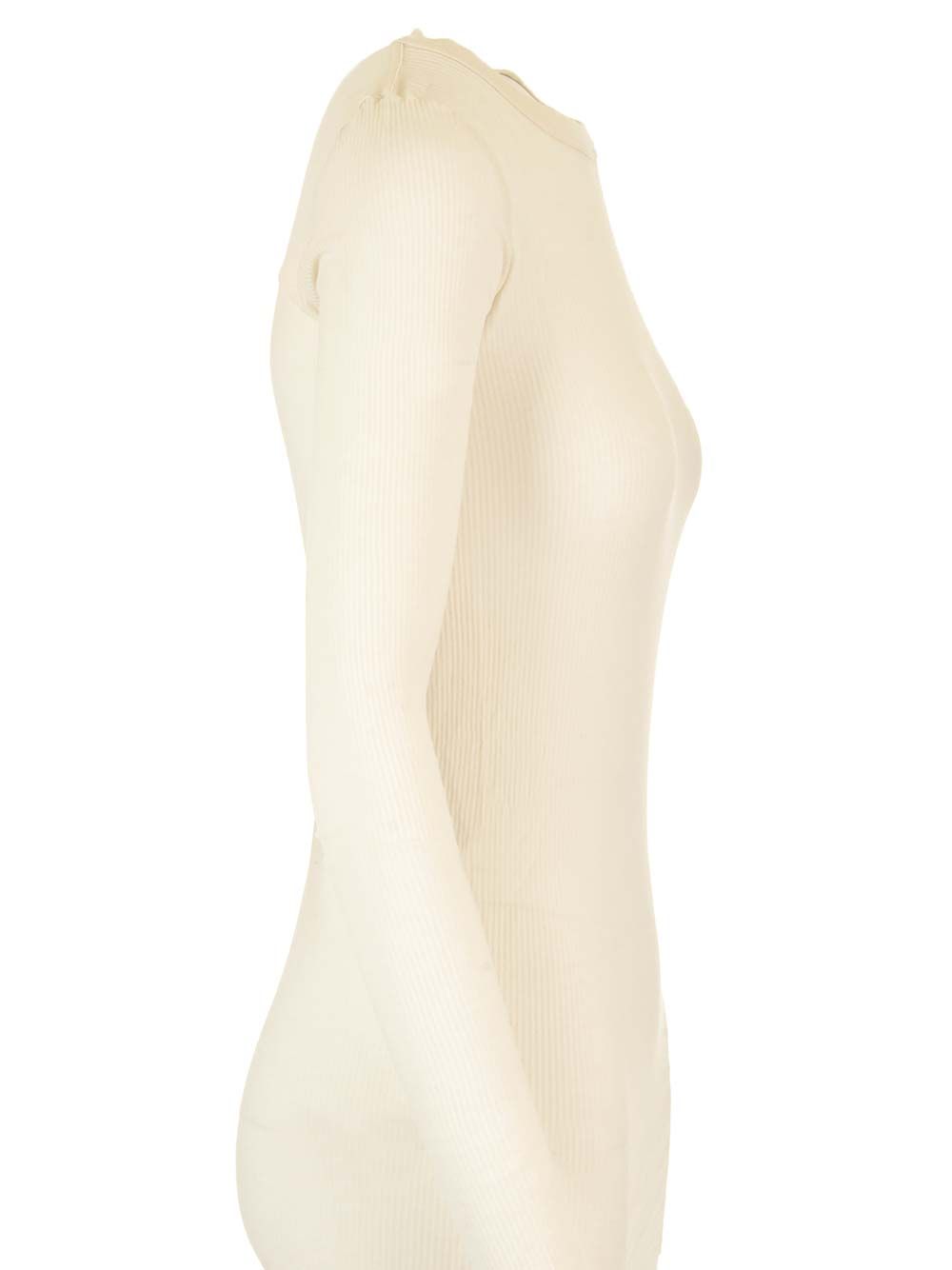 Rick Owens Jersey Top T-Shirt - White | 5b907c85f34ff7612e1dafc1f316f211812369e4