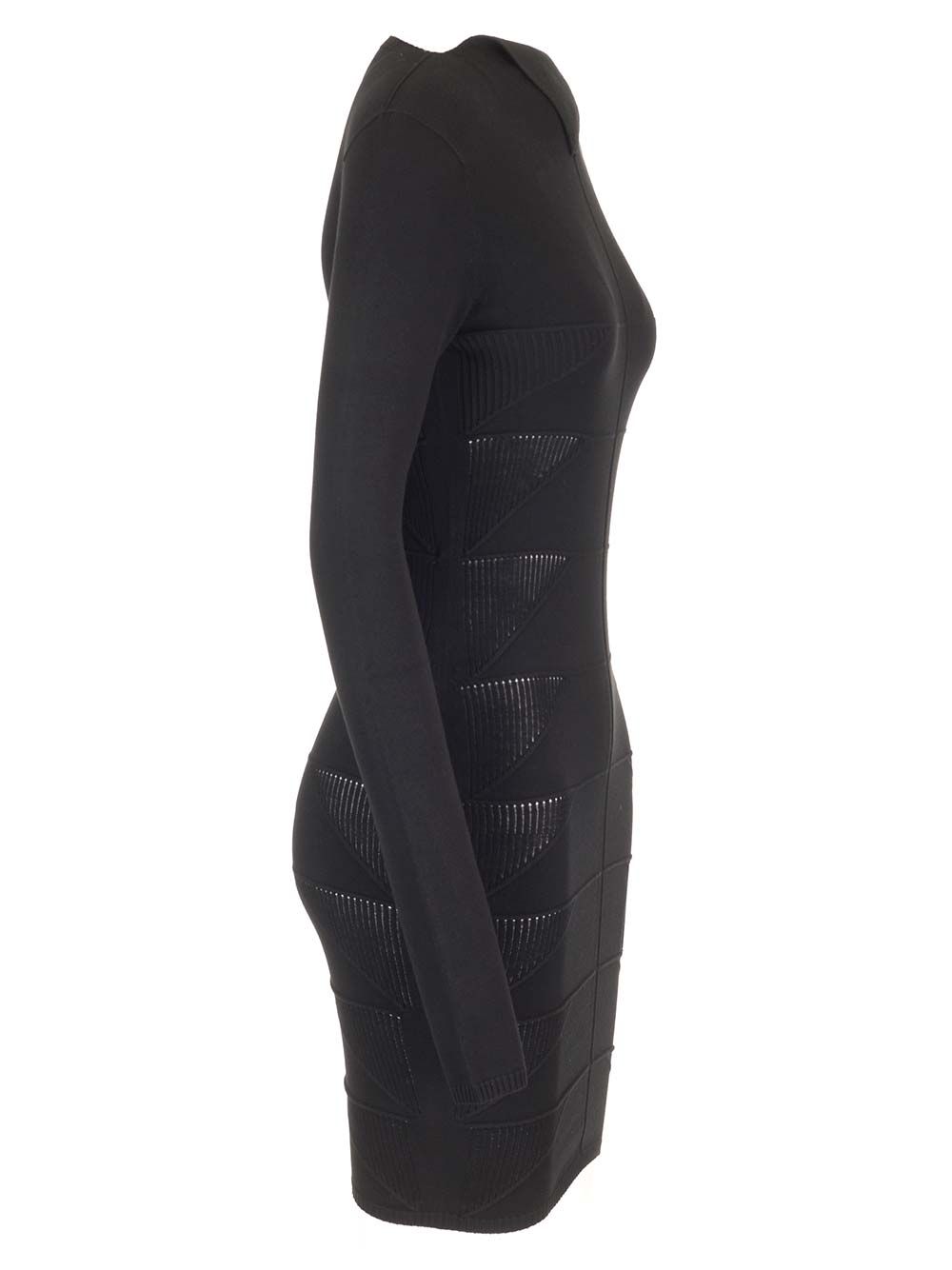 Rick Owens Viscose Knit Mini Dress Knitwear - Black | 2b152e7c5a09c624c66fe0b3646246cf78c43867