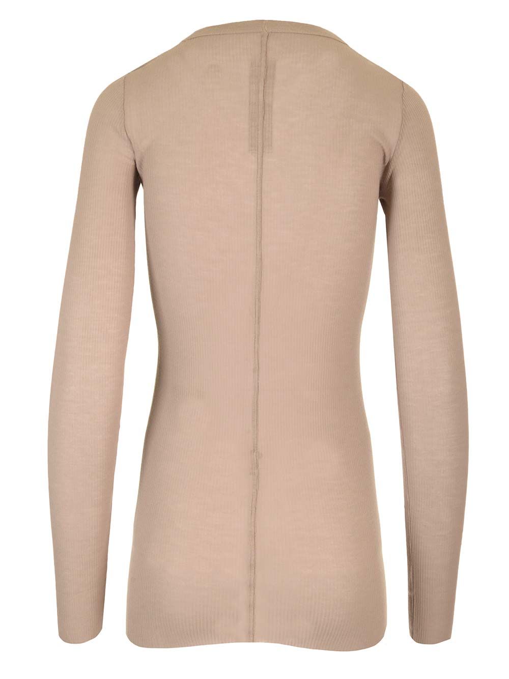 Rick Owens Jersey Top T-Shirt - Beige | dc75cd92ee5cb4a97a2fea953d8fcc4cf34690ba