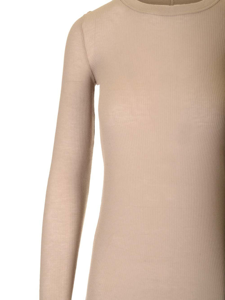 Rick Owens Jersey Top T-Shirt - Beige | fd8bfc27b43f597bb60d1749e180318a9bee1961