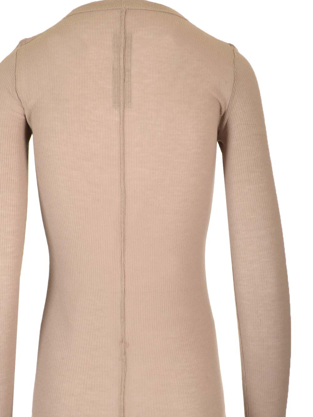 Rick Owens Jersey Top T-Shirt - Beige | a563356c89462ce3582c4d3402e1673447944c84