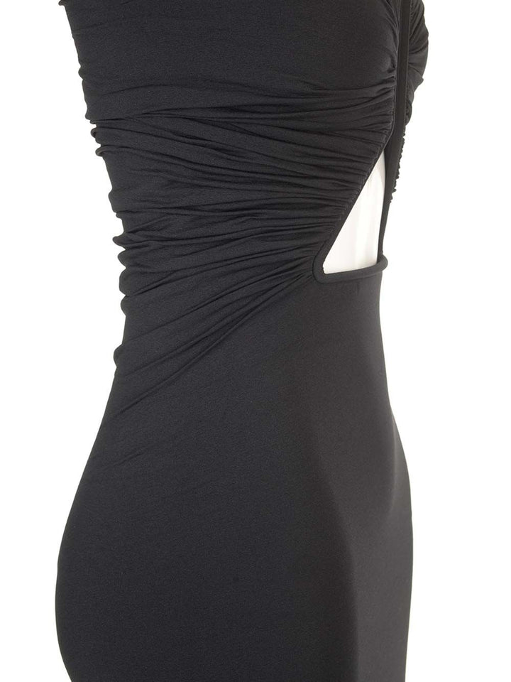 Rick Owens Jersey Mini Dress Jackets - Black | bd0a87f226b74b6b7bd5f92a97634c126caa21de