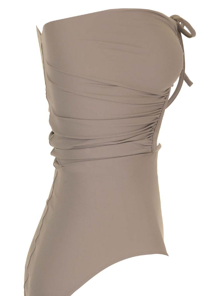 Rick Owens Geometric Swimsuit Swimwear - Beige | 85b1efed484dee239f12961293d9d556a472a23c