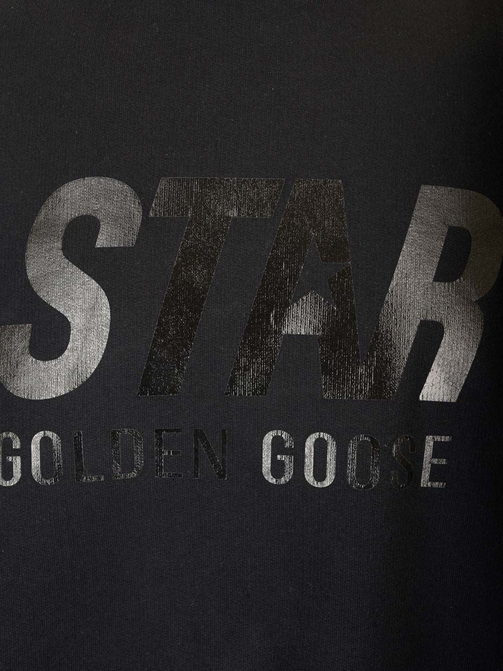 Golden Goose Deluxe Brand Star Sweatshirt Sweatshirts - Black | 27867a9046124c4fefb870b7a4394ca211db548d