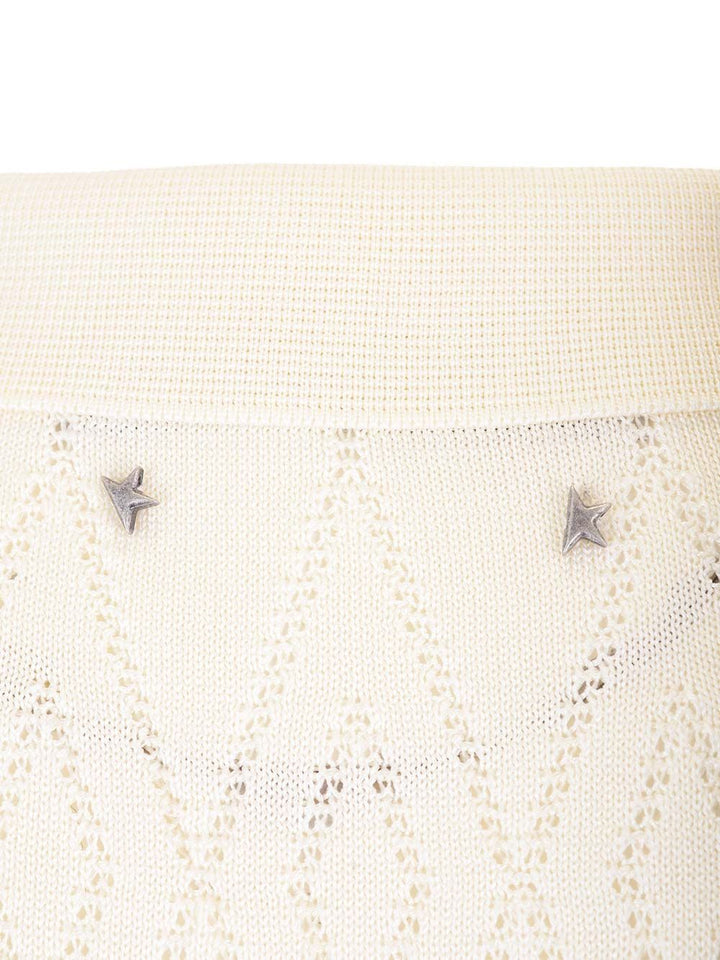 Golden Goose Deluxe Brand Knitted Polo Polo shirt - White | d895b3d1fa9744e1d425c38f5af0dc16a4f9580e