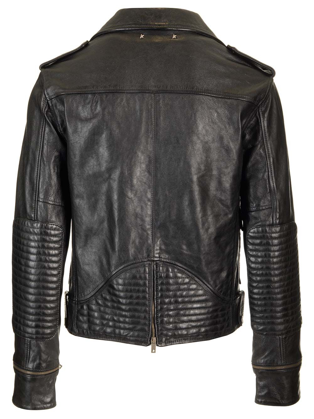Golden Goose Deluxe Brand Black Leather Jacket Jackets - Black | 1416d1e9406cfe8b98c279fd1eea5c19bdfc0ee3