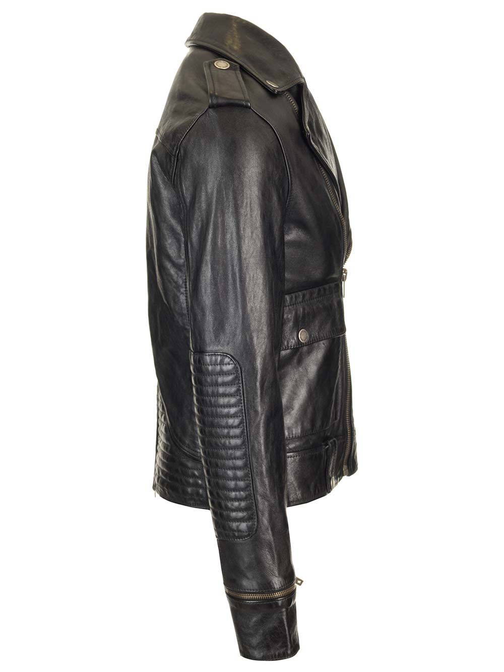 Golden Goose Deluxe Brand Black Leather Jacket Jackets - Black | d7d2505adc82900fc879f1db9f66f22f28b501bc