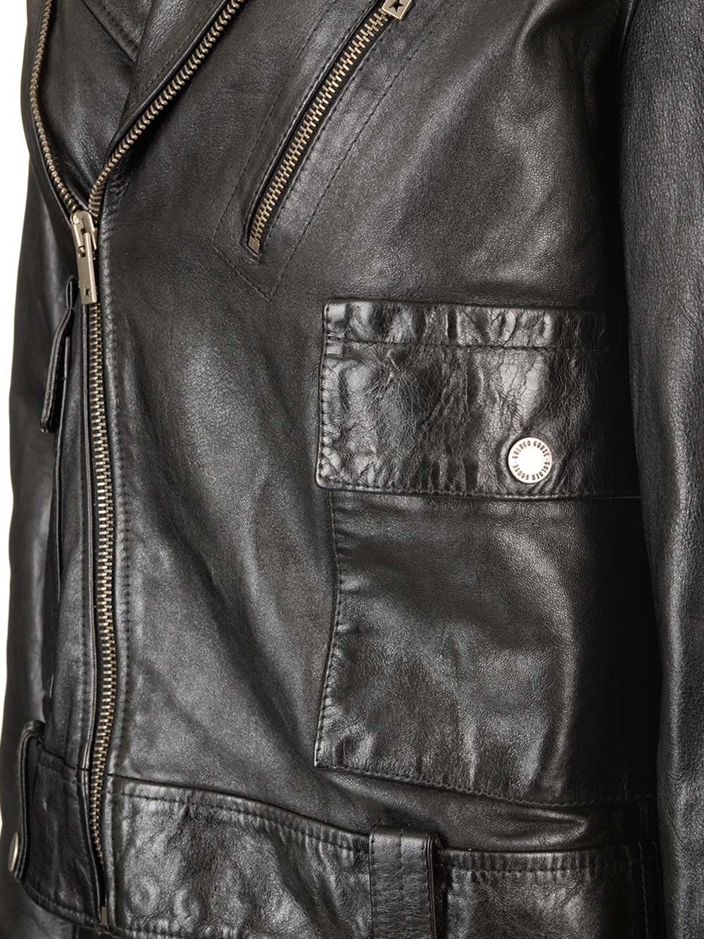 Golden Goose Deluxe Brand Black Leather Jacket Jackets - Black | 53fe9b24e25eff620f40e9d11bdc9491a3c0e90e