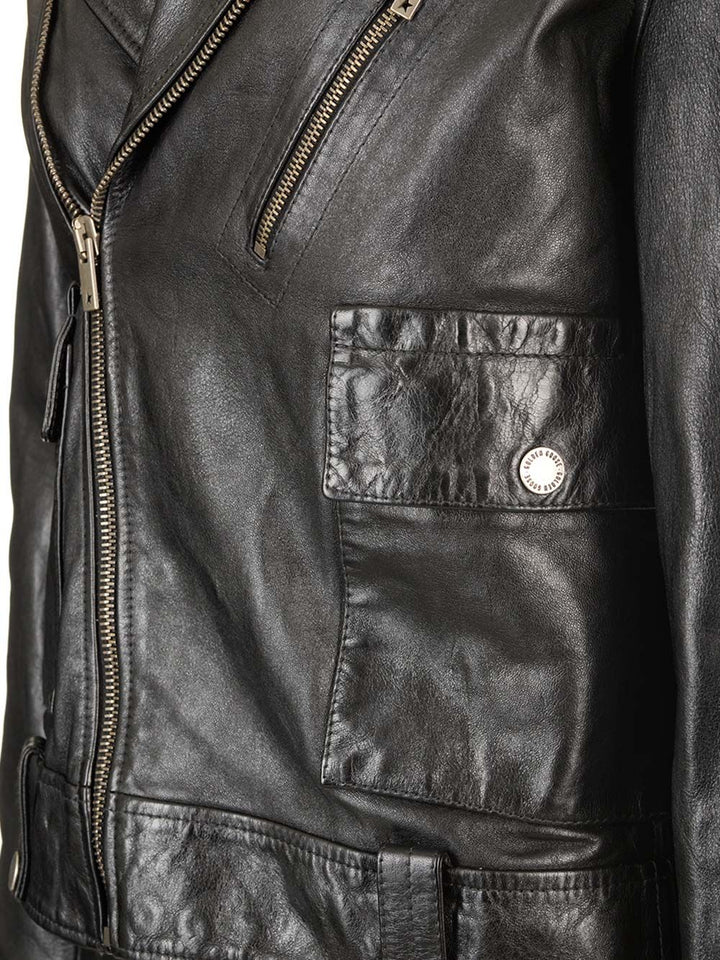 Golden Goose Deluxe Brand Black Leather Jacket Jackets - Black | 53fe9b24e25eff620f40e9d11bdc9491a3c0e90e