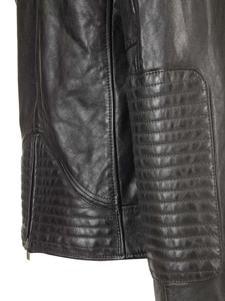 Golden Goose Deluxe Brand Black Leather Jacket Jackets - Black | c3b04267fcd204b6455fc26823737419477d1f8b