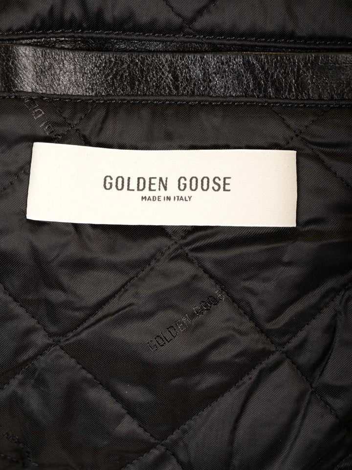 Golden Goose Deluxe Brand Black Leather Jacket Jackets - Black | 7f45ae0e70f81d28ac732374fa097b20c1d92533