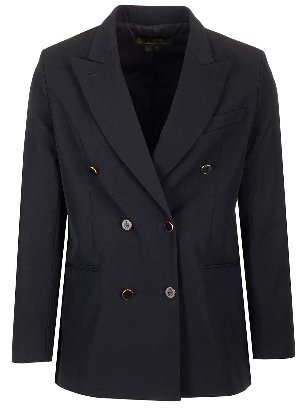 A.P.C. Double-Breasted Blazer Jackets - Blue | ec78a791cc0e6edc500baed8f3830b5488700cad