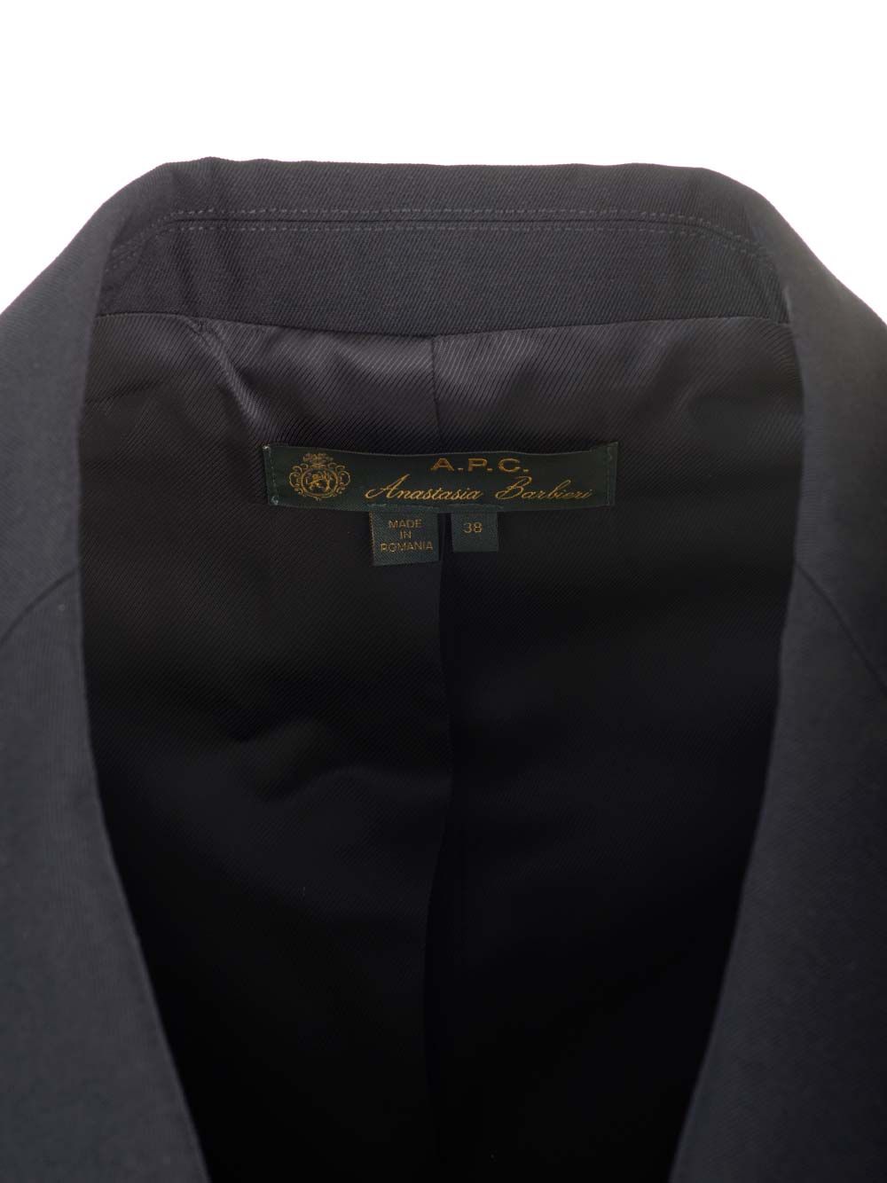 A.P.C. Double-Breasted Blazer Jackets - Blue | fc8b36e30491660574f9dcf53c2659dcf67f5f44