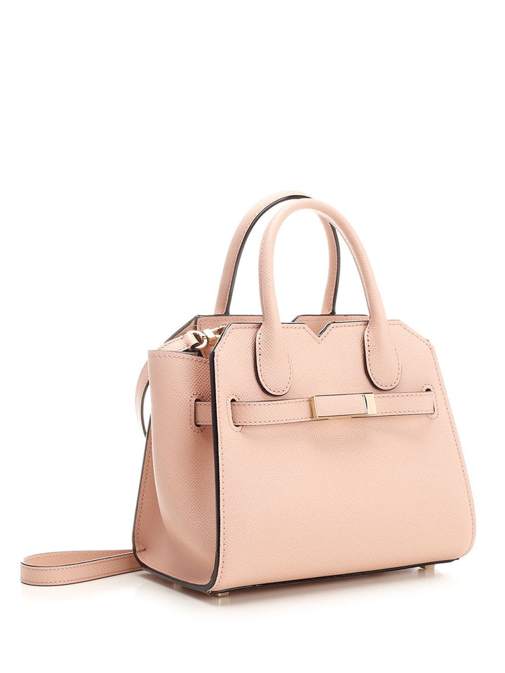 Valextra Milano Micro Handbags - Rose | 78529425fa8a2a37b1369df6b75d0922fa753182