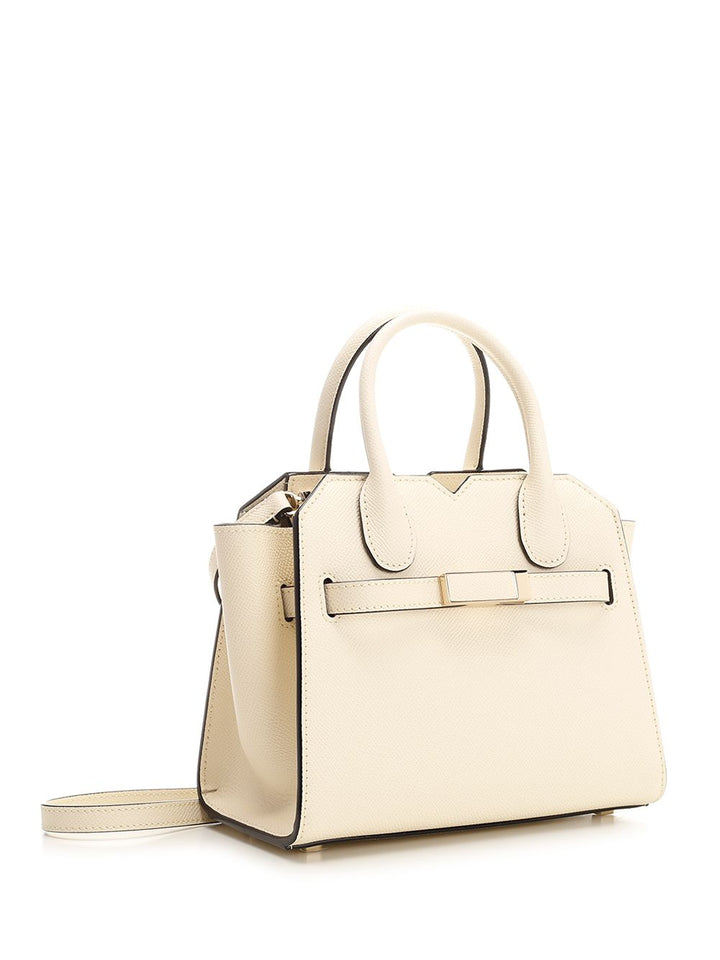 Valextra Milano Micro Handbags - Beige | db01fe1acb68fe6e986b3ab2897a9bfad8a209ec