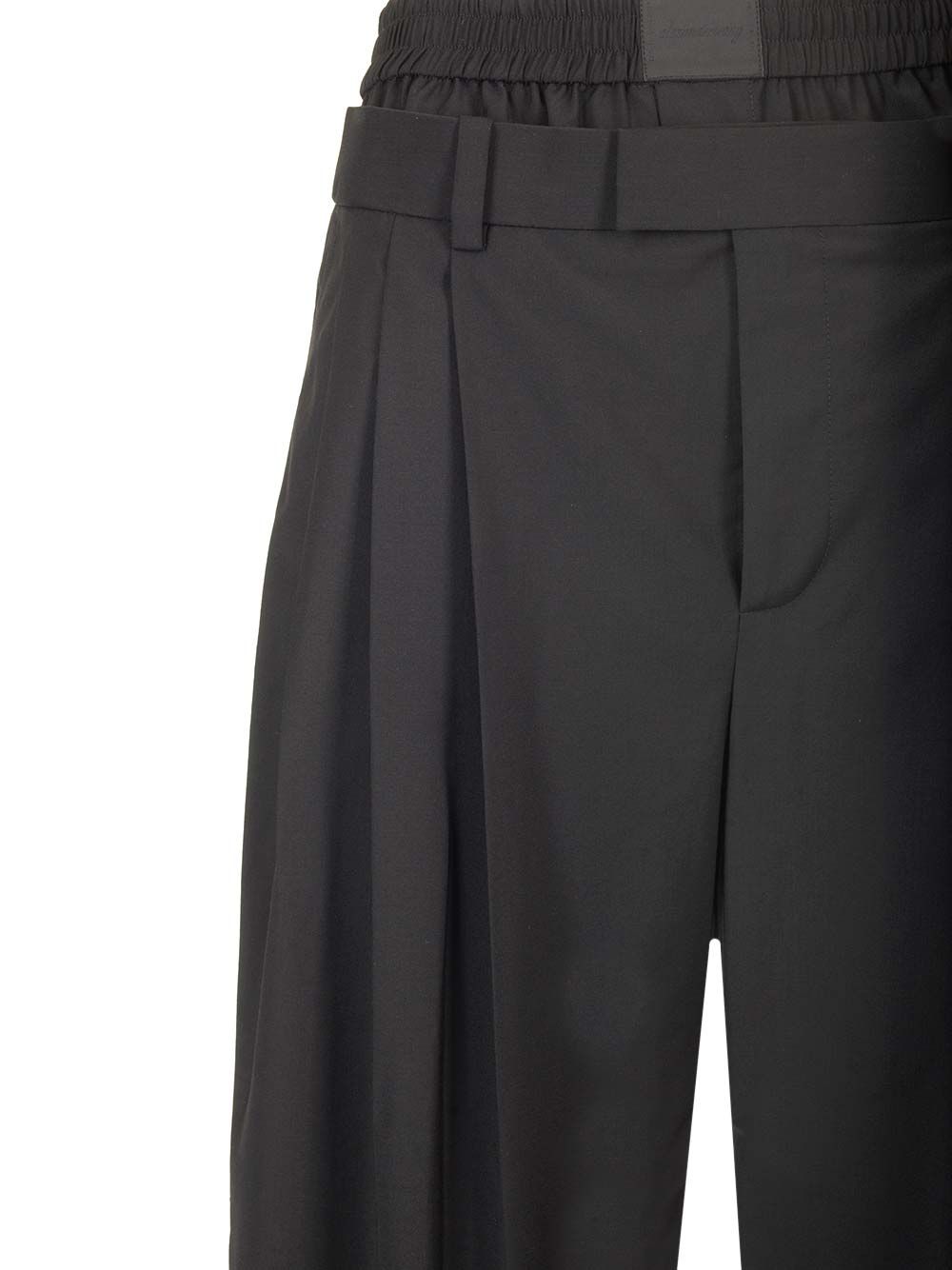 Alexander Wang Black Pleated Trousers - Black | 2df06cb230fbf2811a3be8428254d288ca1def88