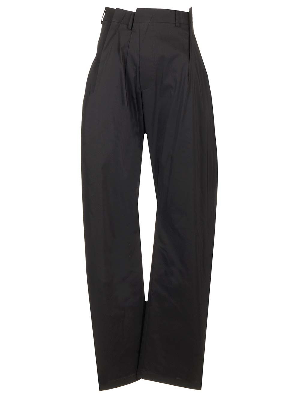 Mm6 Maison Margiela Cotton Gabardine Trousers - Black | cf0a4216ac374b6f9efbee5e04423e2676b68713