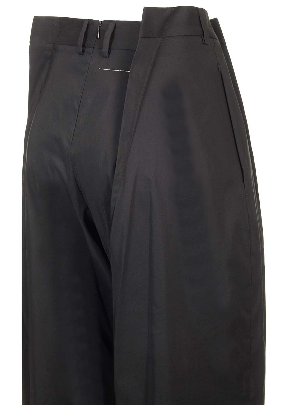 Mm6 Maison Margiela Cotton Gabardine Trousers - Black | 5eadf63a1ad4178dd96722c0483f214c57f235e9