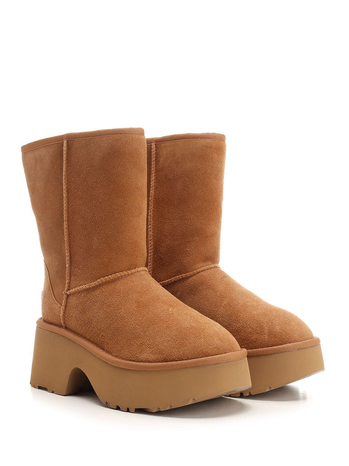 Ugg Classic Short New Heights Boots - Beige | ac67fc250d56337b5892a138f067b7f4733c7207