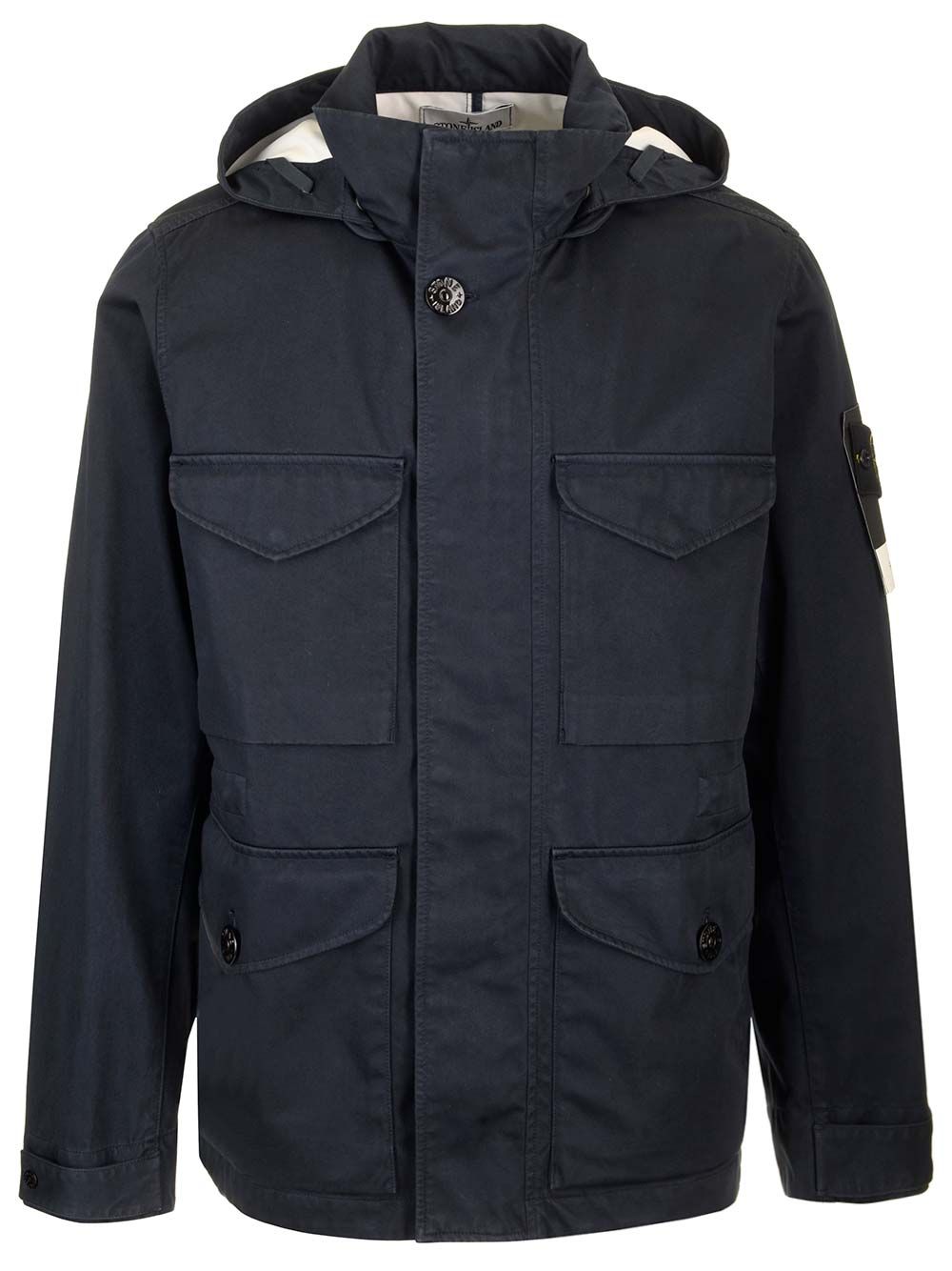Stone Island Field Jacket Jackets - Blue | 9ad5d7b60d27b14e7a12c047a2ab04b399927bc3