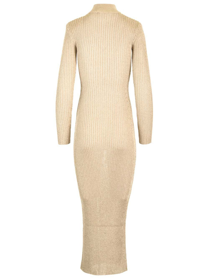 Self-Portrait Lurex Knit Dress Dresses - Gold | fb1f714e12e09c1115ea374963d769894dc22204