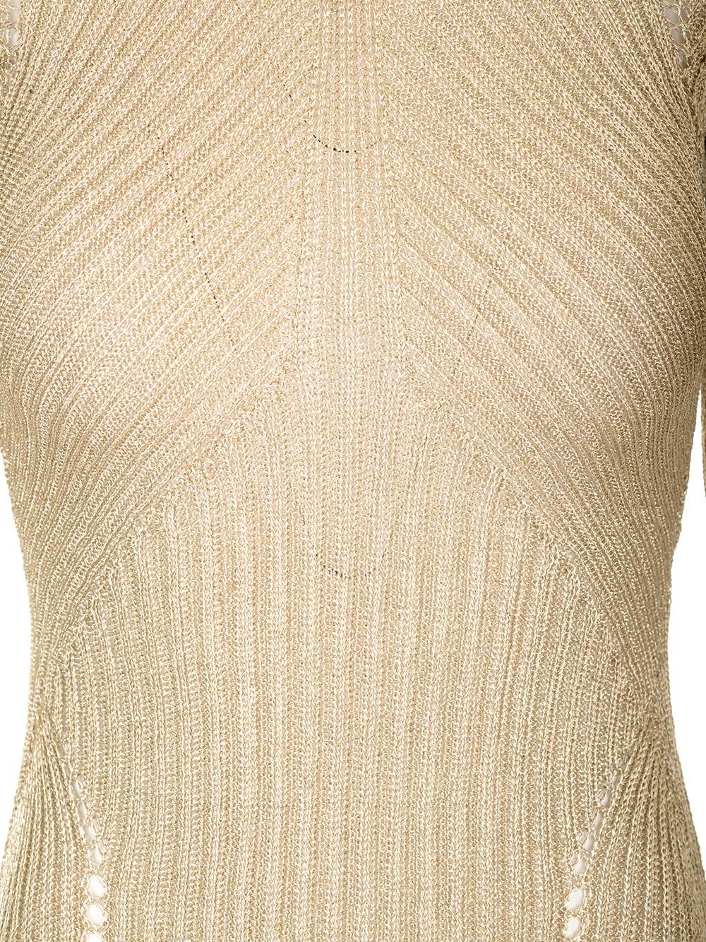 Self-Portrait Lurex Knit Dress Dresses - Gold | 2592878be0685a0a30ea077bfac38d60bc03f456