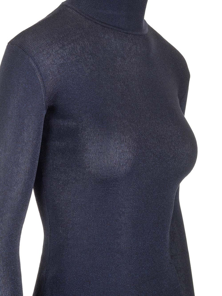 Self-Portrait Navy Viscose Knit Top Tops - Blue | 41e8d44b0e59873cb463c78f4dd37351fa1eee44