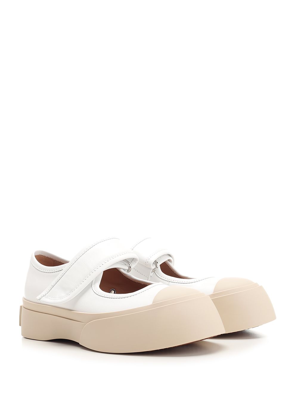 Marni Mary Jane Sneakers - White | 1643960cec3931d59102709b447ec9bfa66bbf65