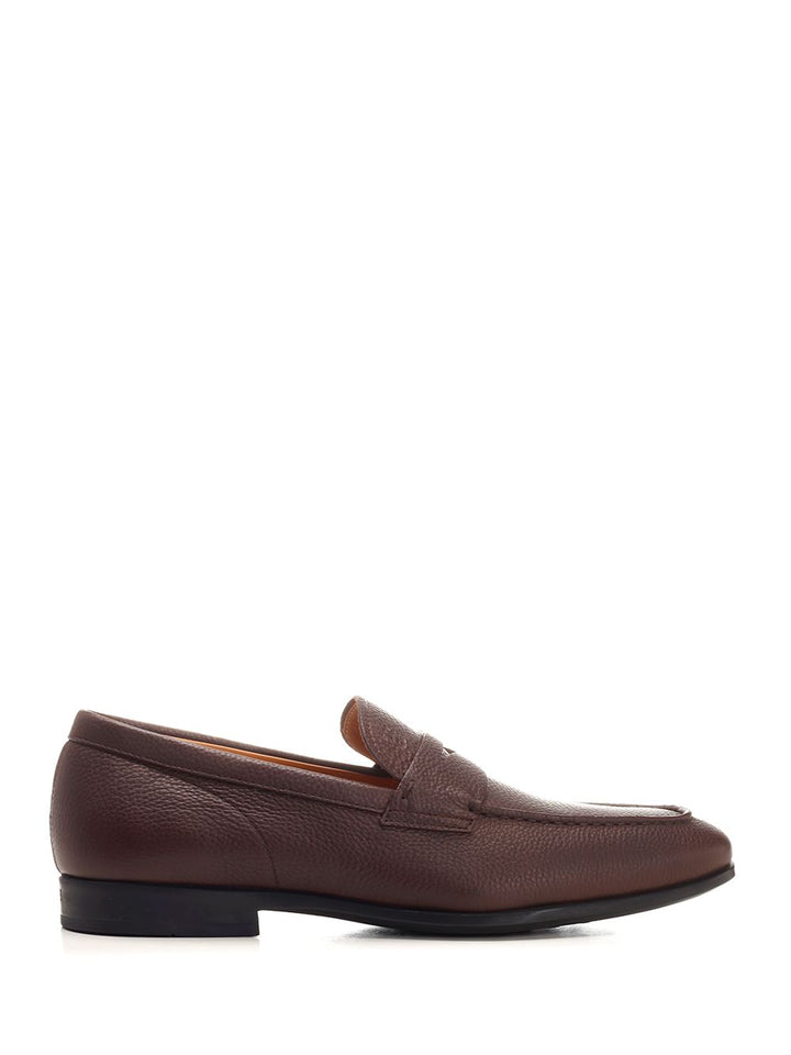 Tod'S Hammered Leather Moccasin Loafers - Brown | 2c213162cd7233d58cead073ff72b01b0e705bd0