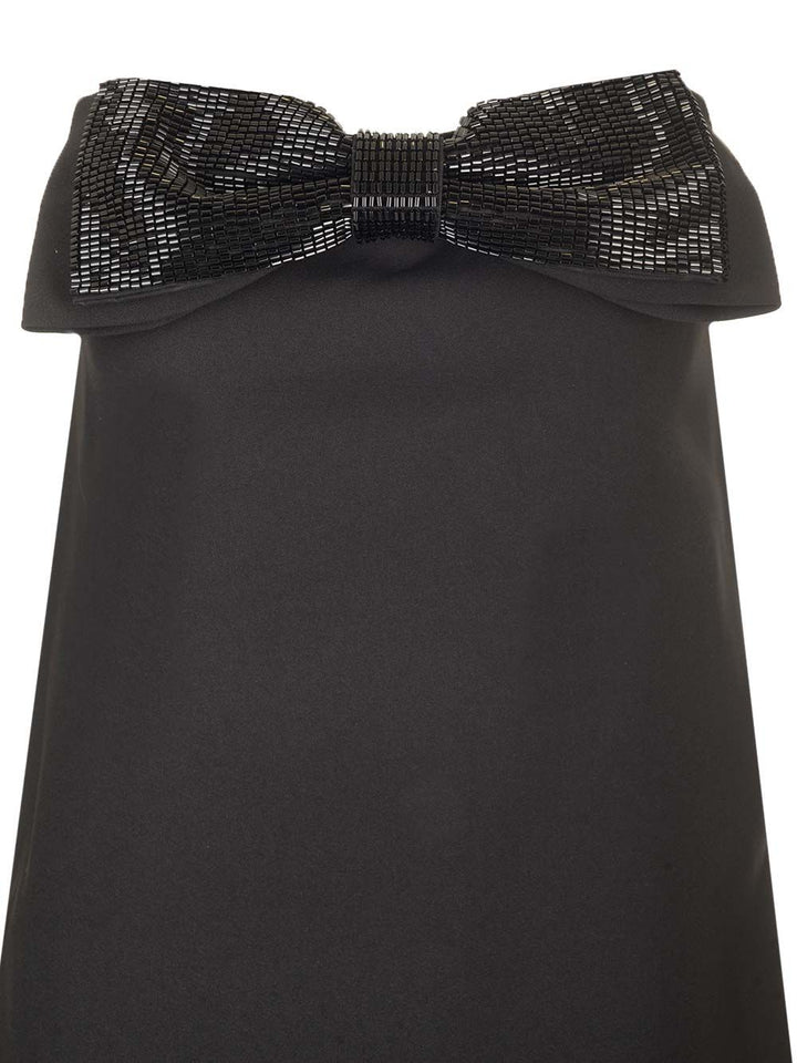 Self-Portrait Bandeau Mini Dress Dresses - Black | a832f477d7ac22d180cd36a9777a2b4eea2dca82