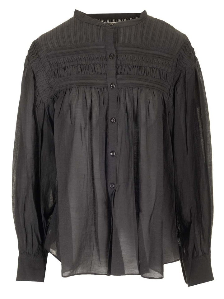 Marant Etoile Plalia Tops - Black | 285053d8120b136bea0db05762c9b5ef0e7eabe0