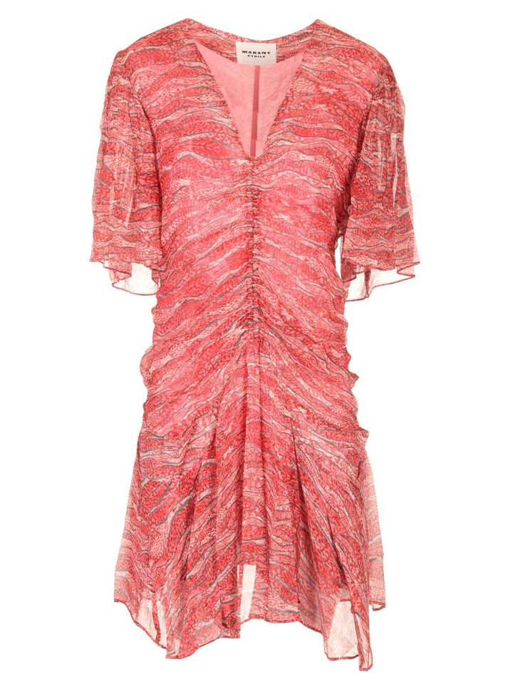 Marant Etoile Vivienne Dresses - Red | d5871ad752afb6fbc70f6e493262b5cfc02315fc