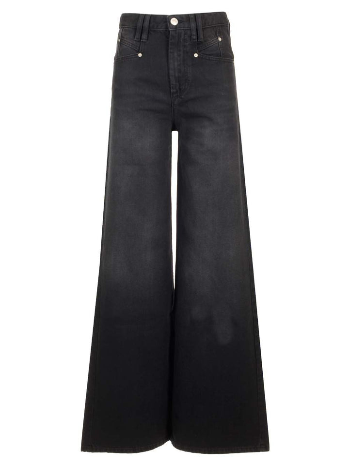 Isabel Marant Lemony Jeans - Black | 1698ce9df9e48a0e720a125730dc535c68744cb9