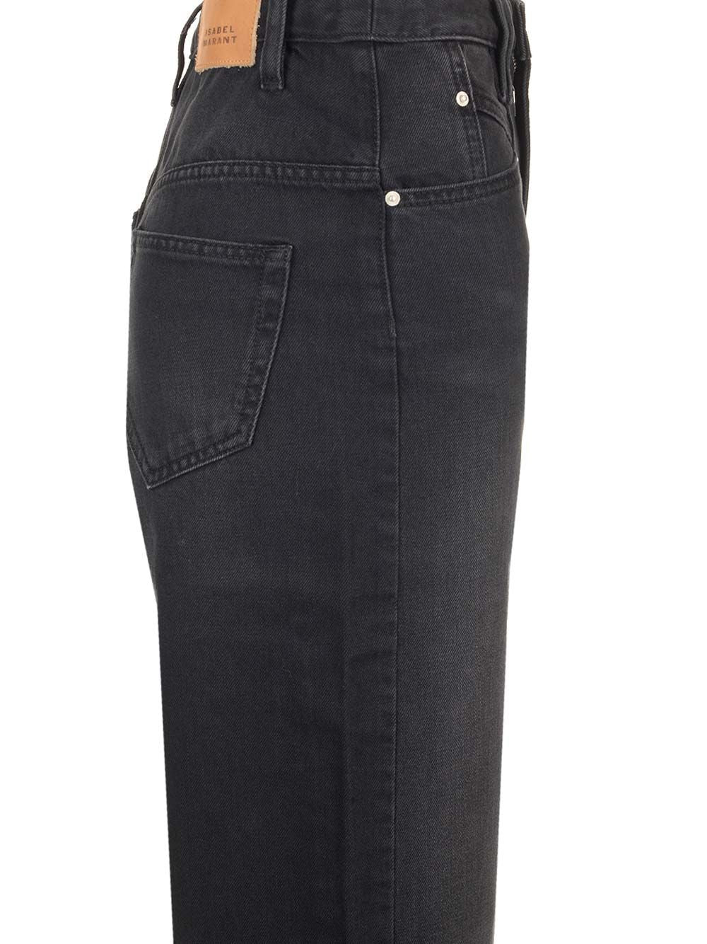 Isabel Marant Lemony Jeans - Black | 78987d503b5d7d4bbcc98b1498b16cbd118daa20