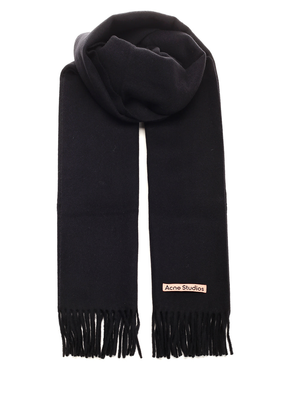 Acne Studios Wool Scarf Scarves And Foulards - Black | 097c649ffc195aeb65c6be366534702b7ffaeac3