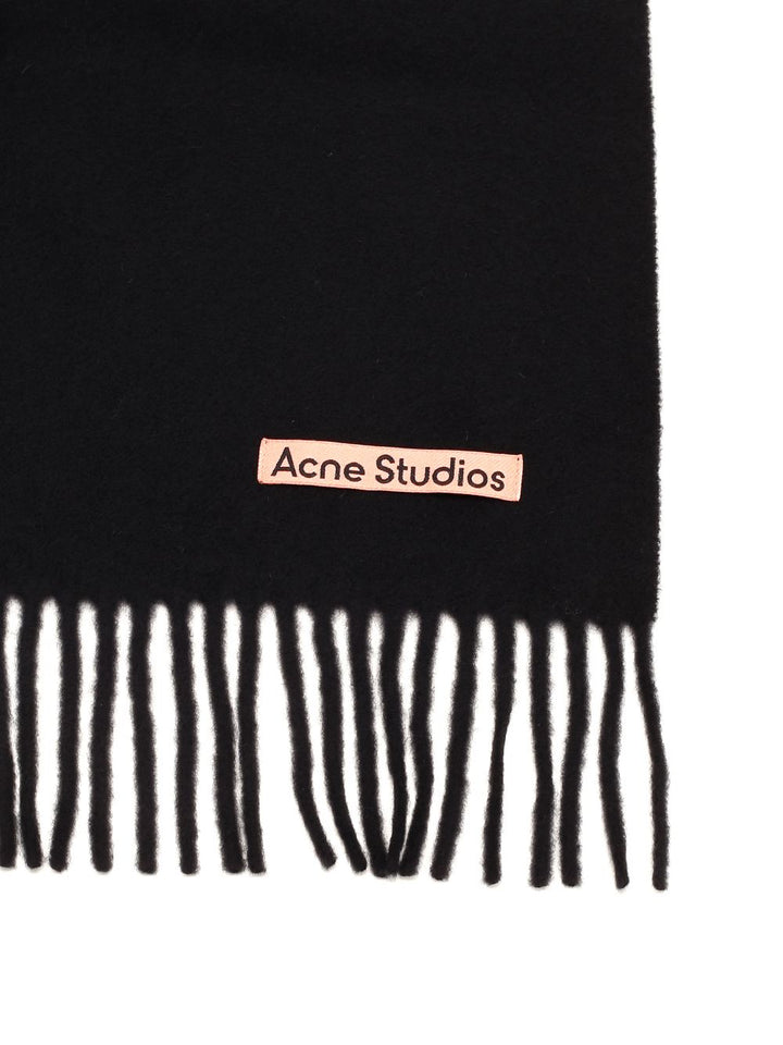 Acne Studios Wool Scarf Scarves And Foulards - Black | 69ab9d0feeeaa90d0b83032a3a631cdca7bfe599