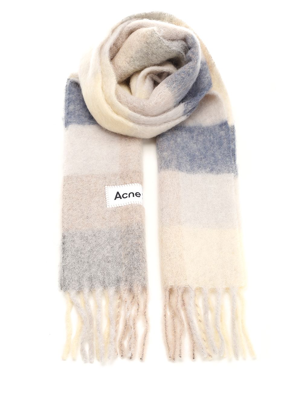 Acne Studios Fringed Scarf Scarves And Foulards - Multicolor | 637660902e4f0b5415e56990e42f79eaa05531ac