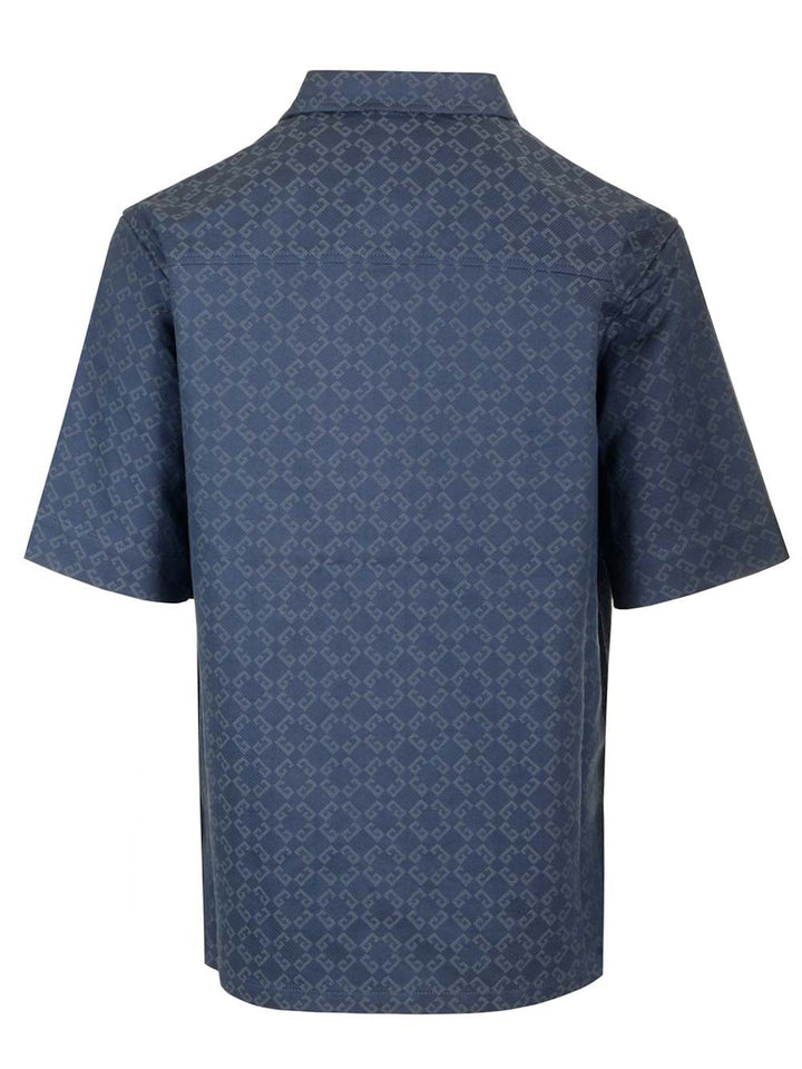 Givenchy Monogram 72 Glossy Denim Shirt Shirts - Blue | 2665cb002a254d7a4998580f3ef173ade5f3afb6