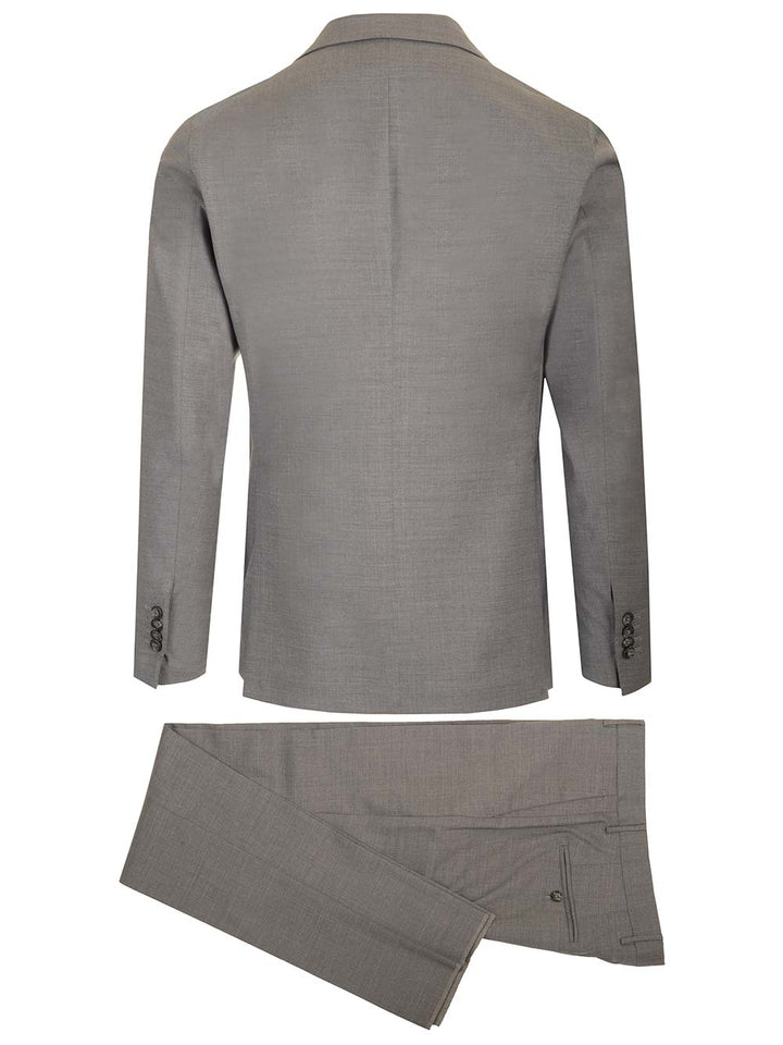 Tagliatore Montecarlo Wool Suit Dresses - Grey | 0297b3aa15204e411b584081471acd963f32325f