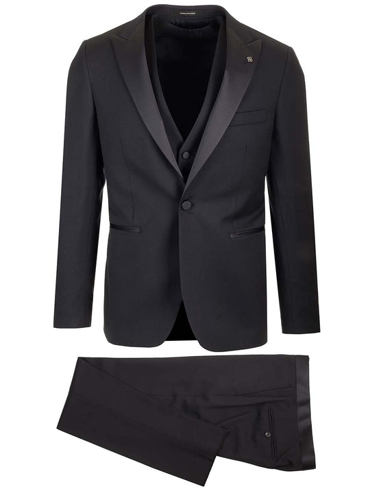 Tuxedo Dresses Black