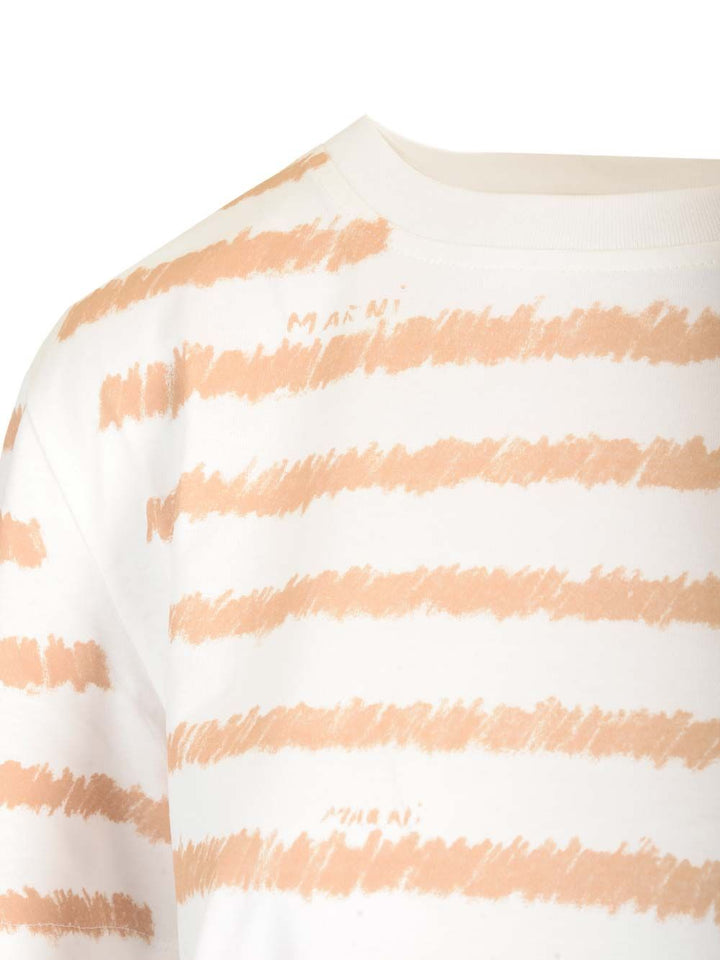 Marni Printed T-Shirt - White | 2c3c30c28a938bd974d00157405d745b35724a45