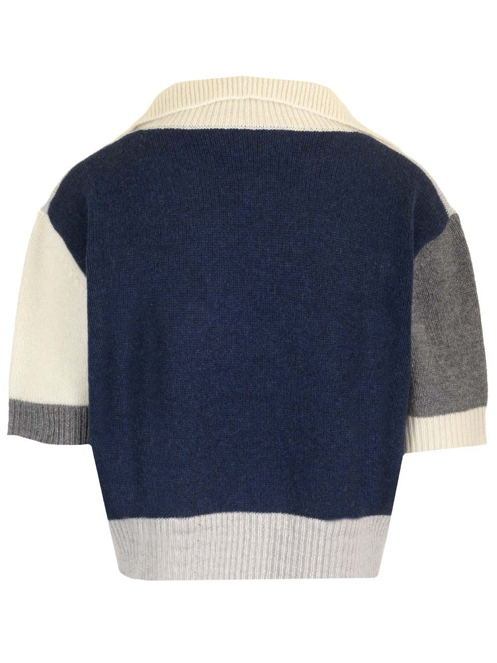 Marni V Neck Sweater Polo shirt - Grey | f4314a080b01dd03866927f56194866bd4d1540c