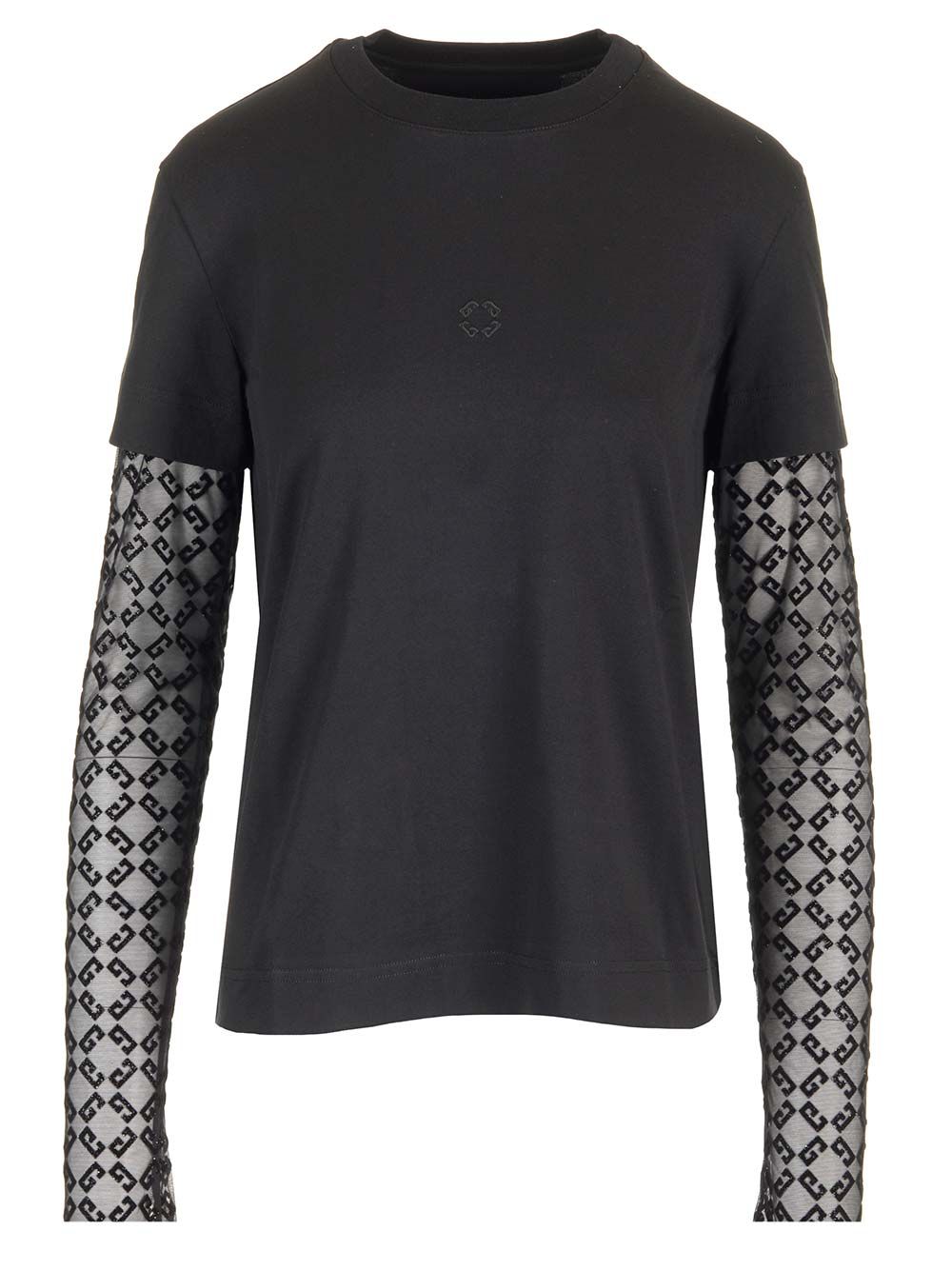 Givenchy Double Layer Top T-Shirt - Black | 13b3aa75aa1a552089e7308088795adc5d461531