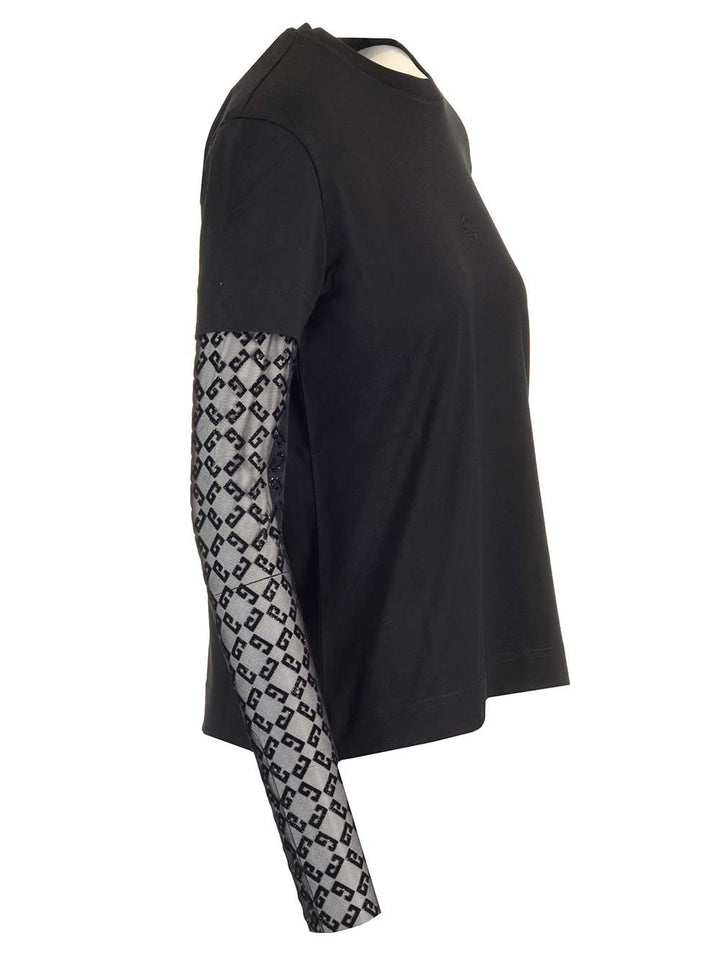 Givenchy Double Layer Top T-Shirt - Black | ace11efed9e8559fa1400d24afa3b8c6f47bcba1
