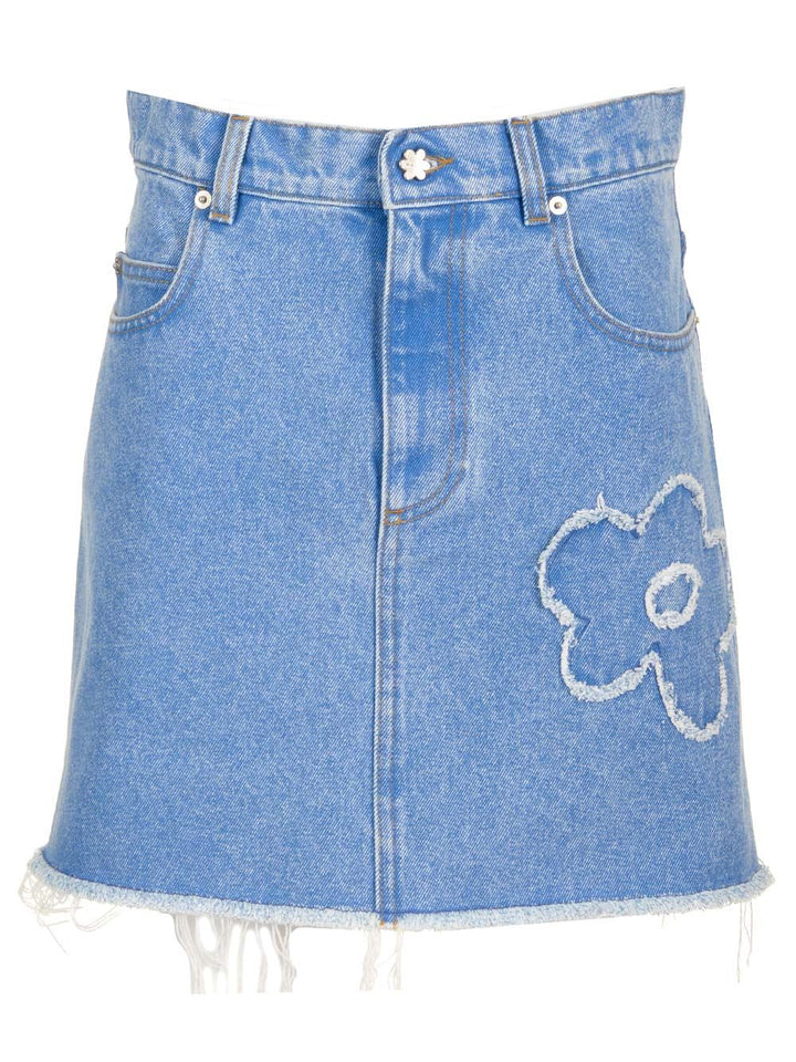 Marni Denim Mini Skirt Skirts - Light blue | 260a78f649e525f51cf530b55dbaea3a1a58a778