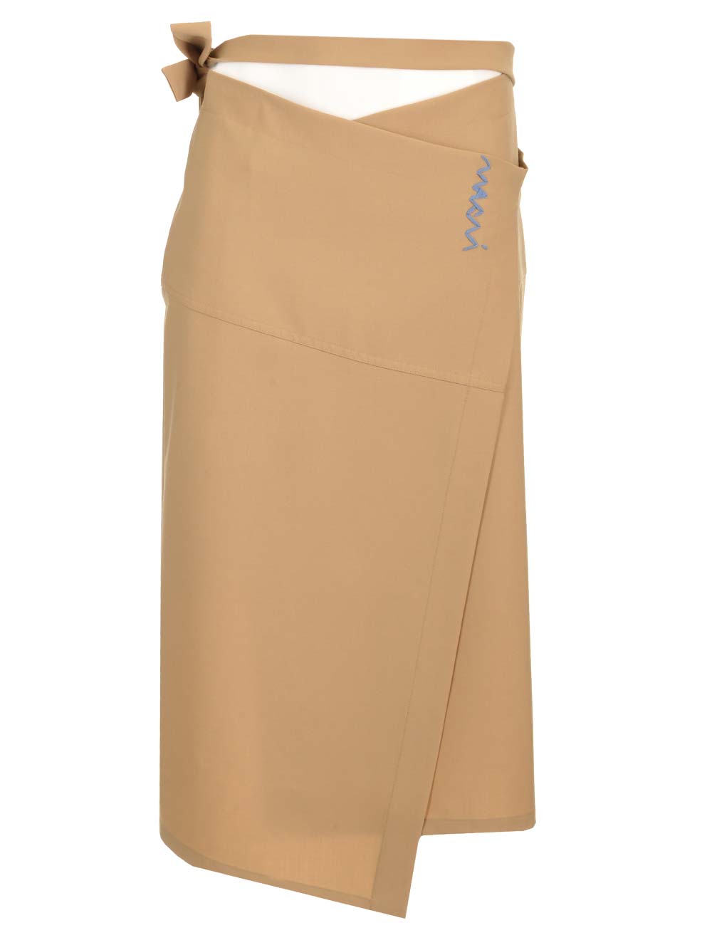 Marni Wrap Skirt Skirts - Beige | f20d4f9f18b8fa1d371ca19f117c145d2714fc1a