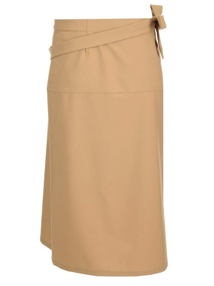 Marni Wrap Skirt Skirts - Beige | 593555d3e3bd1022ca13c43a396c771993f6da6a