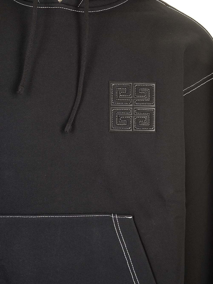 Givenchy Cotton Hoodie Sweatshirts - Black | 386a0e100c7016f3b900608ea4e3cae38a144996