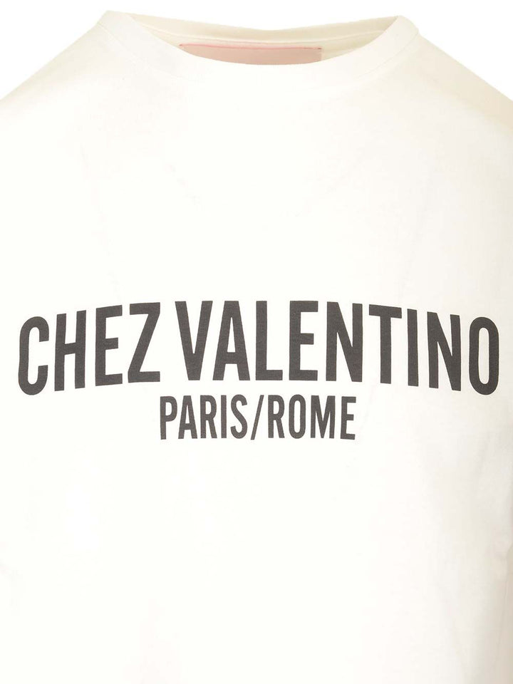 Valentino Garavani Chez Valentino T-Shirt - Beige | 43f6b06deaf827d266e604431b74c60e3553008b